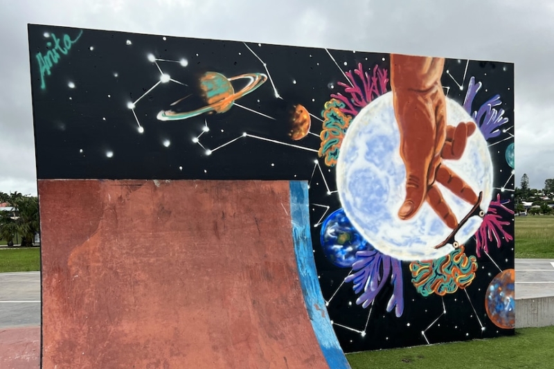 Amid grief and controversy, skate park mural gives parents of Mackay organ-donor teen Will Baker 'sense of belonging'