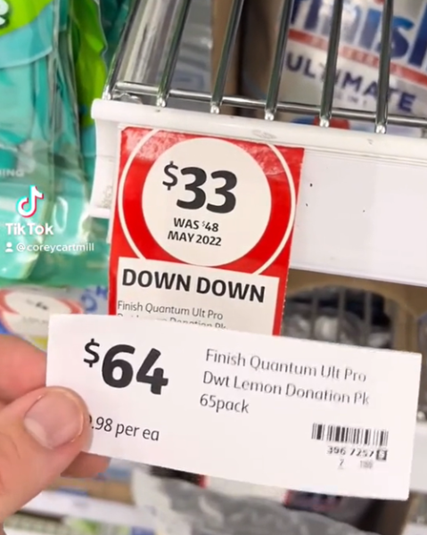 Coles responds to viral video showing worker appearing to mark price increases