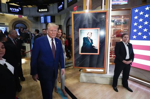 Donald Trump named Time's Person of the Year and rings New York Stock Exchange opening bell