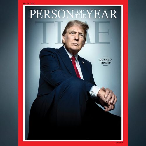 Donald Trump named Time's Person of the Year and rings New York Stock Exchange opening bell