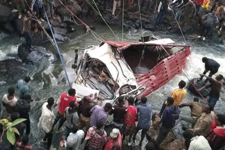 Ethiopian truck crash kills dozens returning from wedding in Sidama region