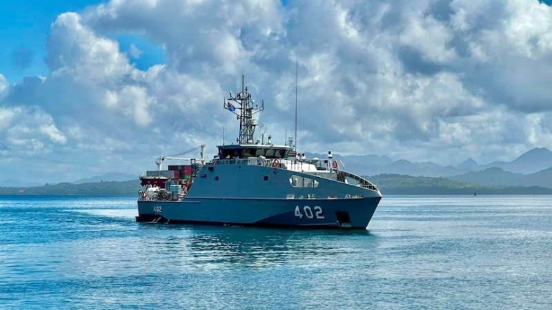 Fiji naval vessel gifted by Australia sustains damage during docking