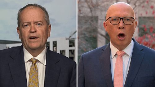 'Lightweight response': Bill Shorten and Peter Dutton clash over budget reply