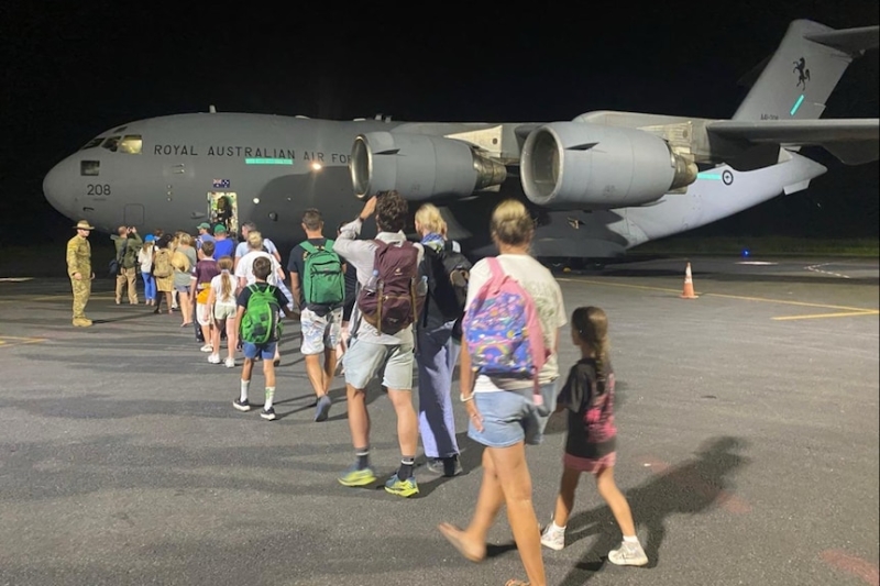 RAAF flights bring more Australians home and deliver humanitarian aid to Vanuatu