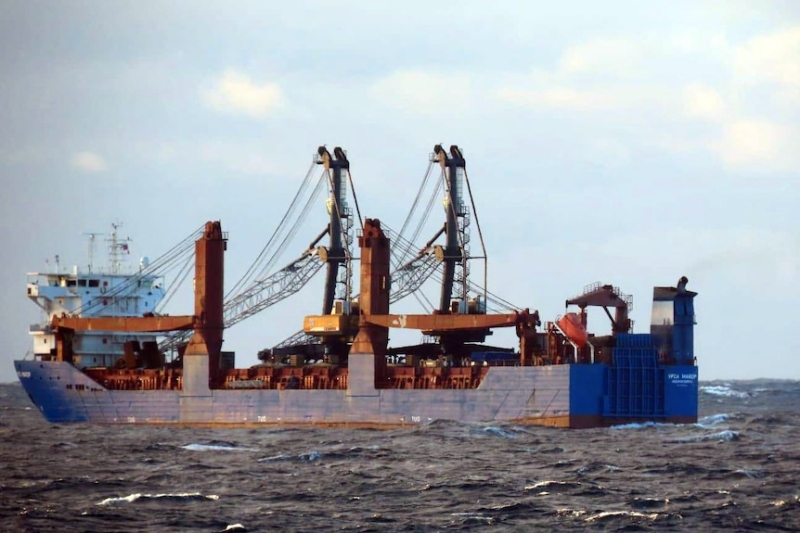 Russian cargo ship sinks in Mediterranean Sea after engine room explosion