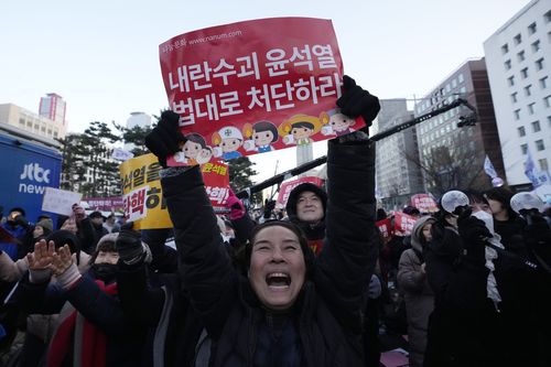 South Korea’s parliament votes to impeach President Yoon Suk Yeol over his martial law order