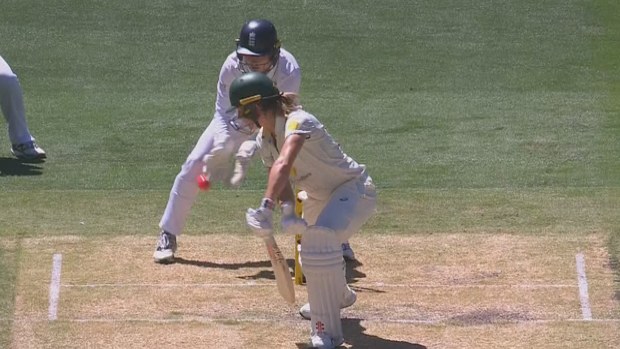 Maia Bouchier's dropped catch brings smile from Beth Mooney as England fumbles four chances in horror day