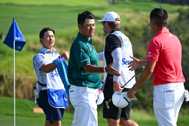 Hideki Matsuyama holds one-shot lead as thrilling title duel with Collin Morikawa looms