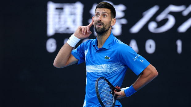 'Sorry mate, I have a wife': Novak Djokovic's hilarious response to heckling crowd member