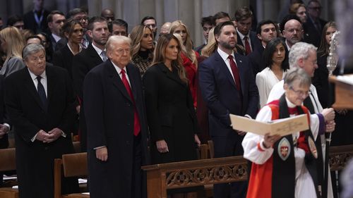 At inaugural prayer service, bishop pleads for Trump to 'have mercy' on LGBTQ+ people and migrants