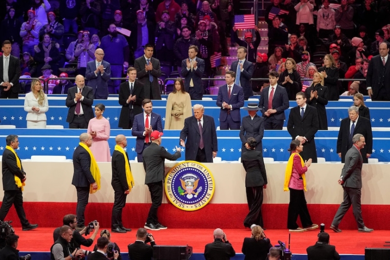 Donald Trump's inauguration featured awkward Elon Musk salute, Melania's fancy hat and a cappella from Carrie Underwood