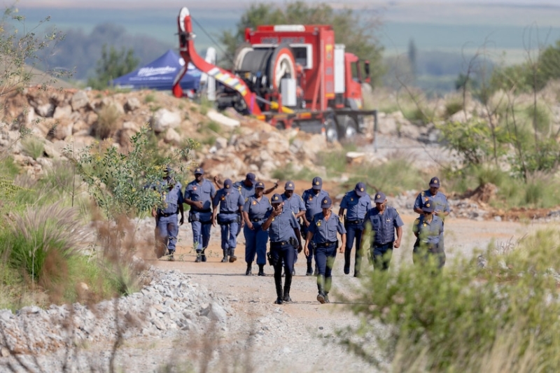 Dozens of bodies pulled from South African mine, fears for hundreds of other miners