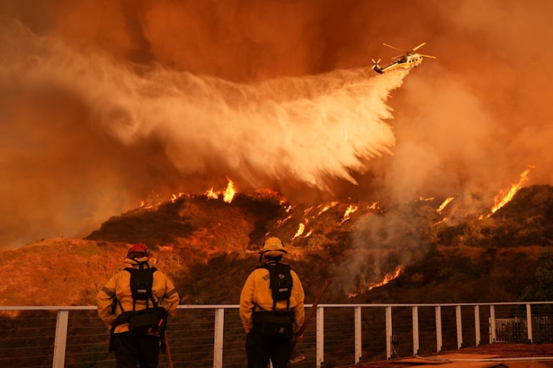 FBI investigates drone that collided with aircraft fighting LA wildfires