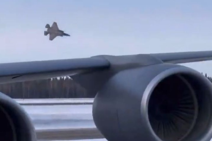 Pilot safe after F-35 military jet crash lands at Alaska Air Force base