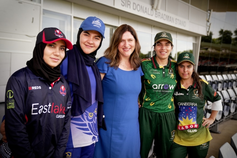 The Afghanistan Women's Cricket team have played together for the first time — but the match was so much more than a game