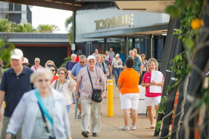 Townsville welcomes famous cruise ship, sparking CBD concerns