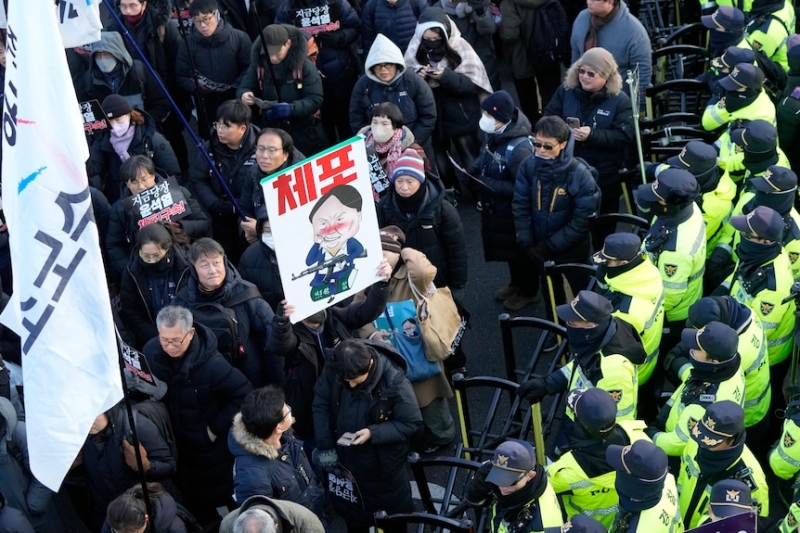 Yoon Suk Yeol is holed up to avoid arrest after being impeached, supported by shamans and conspiracy theorists