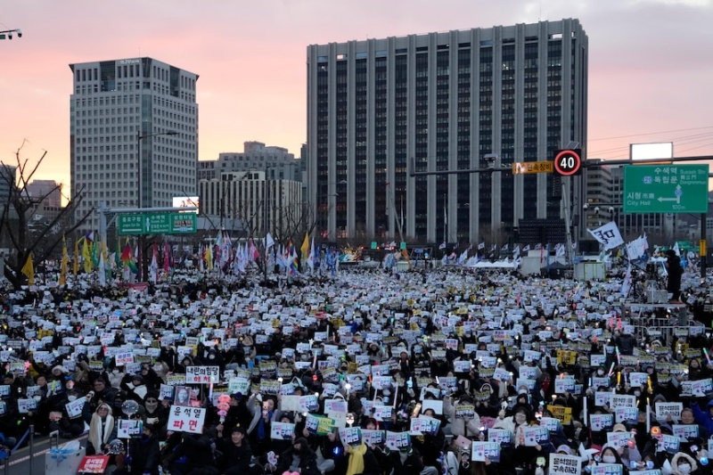 Yoon Suk Yeol is holed up to avoid arrest after being impeached, supported by shamans and conspiracy theorists