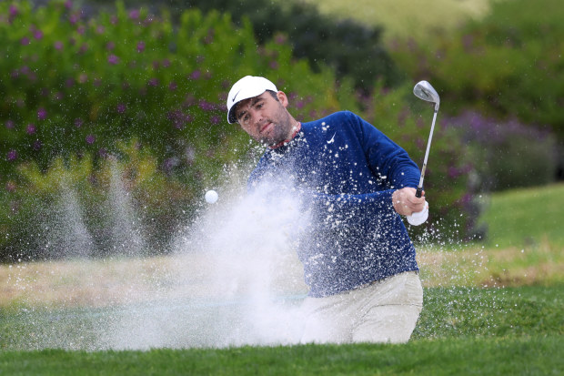 'More lucky than anything': Scottie Scheffler's day on the beach leads to a par-saving end to his round