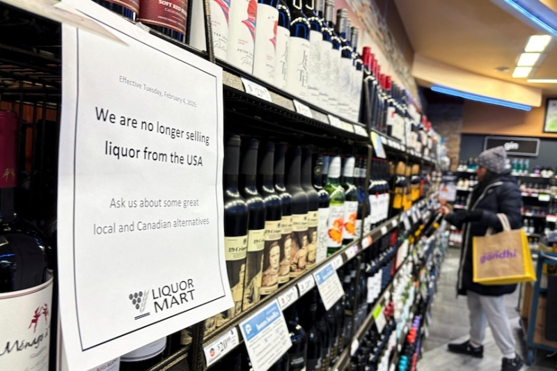 Boo the anthem, drop the booze: How Canadians are fighting back against US tariffs in Trump's new trade war