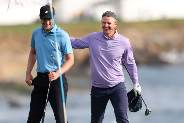 'You're kidding... shot of the day': Aussie stuns PGA tour with shot off a tree root