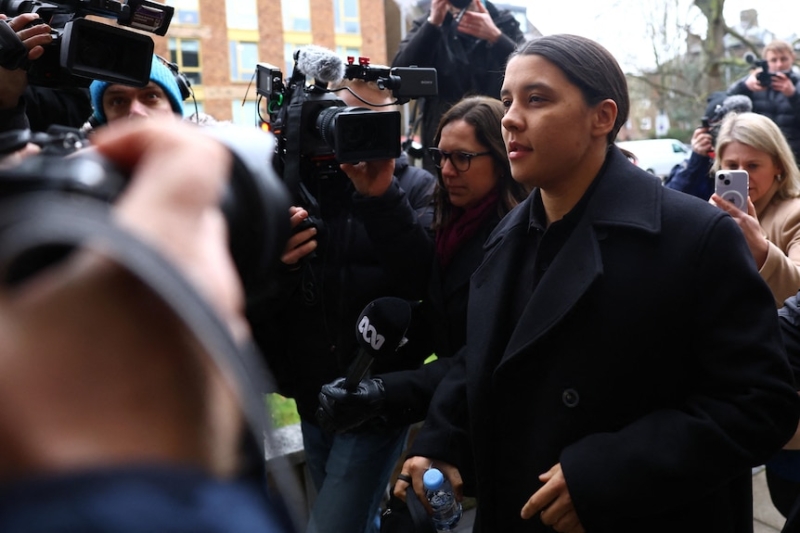 Sam Kerr's trial on charges of racially aggravated harassment of a Metropolitan Police officer begins in London