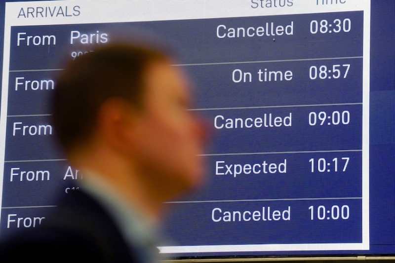 Eurostar trains stopped after unexploded WWII bomb found at Paris station