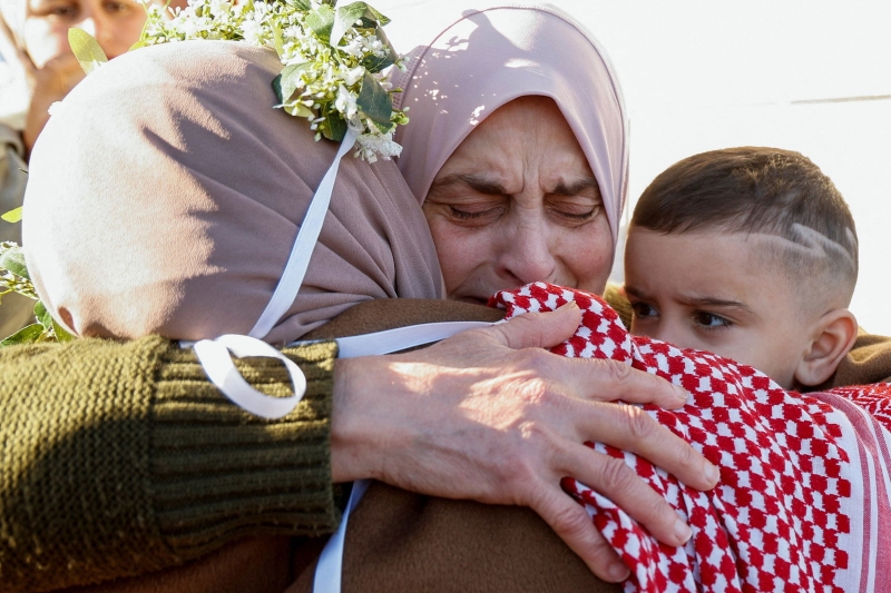 Gaza ceasefire updates: Palestinian leader among those freed as ceasefire enters second day — as it happened